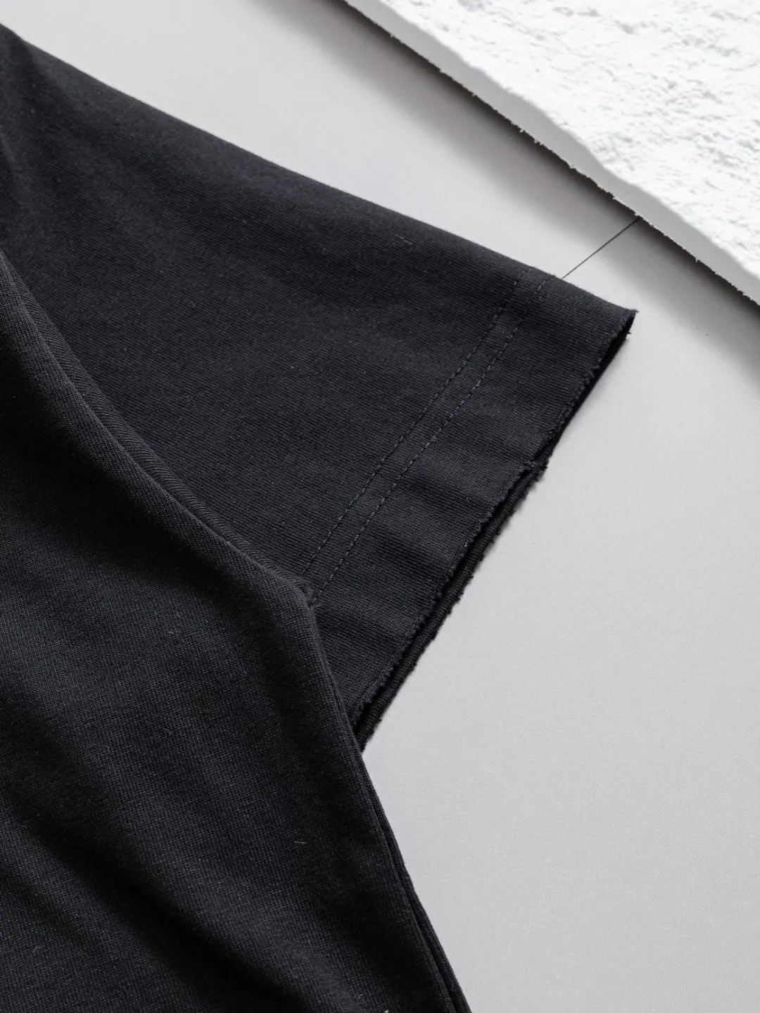 P100✨🔥 [BALENCIAGA] 2026FW short-sleeved T-shirt Premium 26s double yarn 300g fabric embroidery fraying process Color: Black White Red Size: S M L XL 2XL